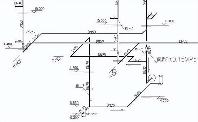 三層熱水回水系統(tǒng)圖實(shí)例施工，連十層圖紙都有！快快學(xué)習(xí)一波！