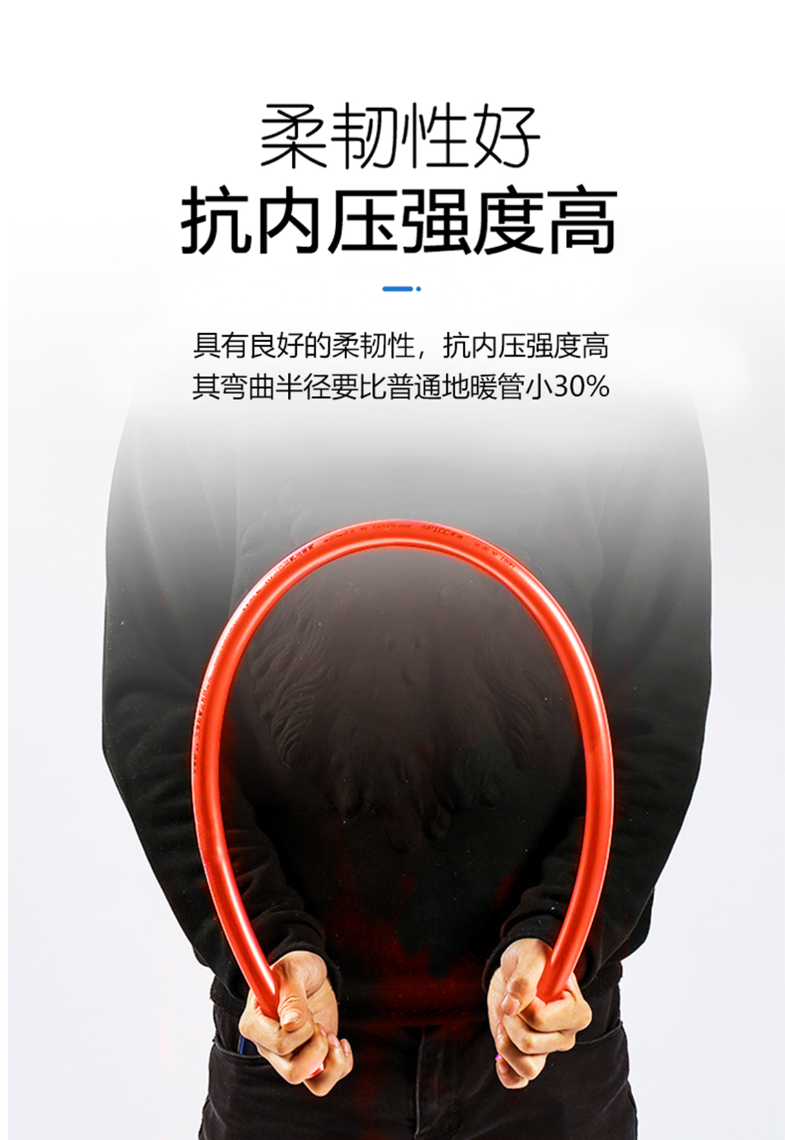 龍勝管橙紅色PERT地暖管